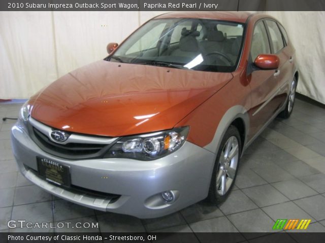 2010 Subaru Impreza Outback Sport Wagon in Paprika Red Pearl