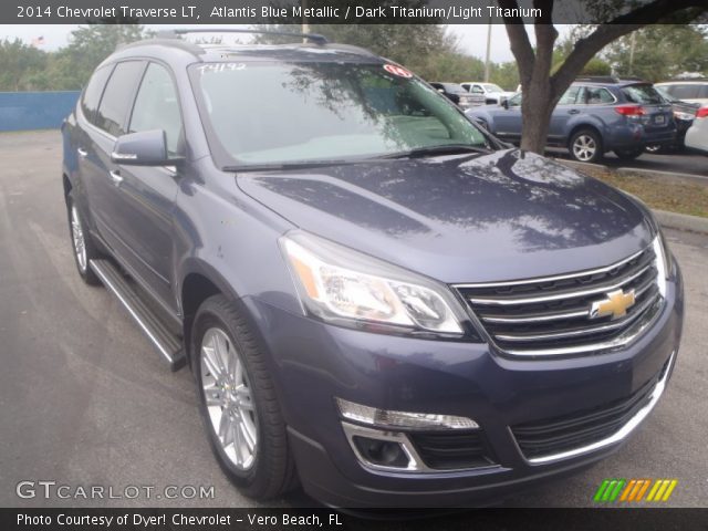 2014 Chevrolet Traverse LT in Atlantis Blue Metallic