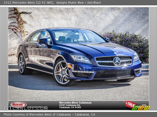 2012 Mercedes-Benz CLS 63 AMG in designo Mystic Blue