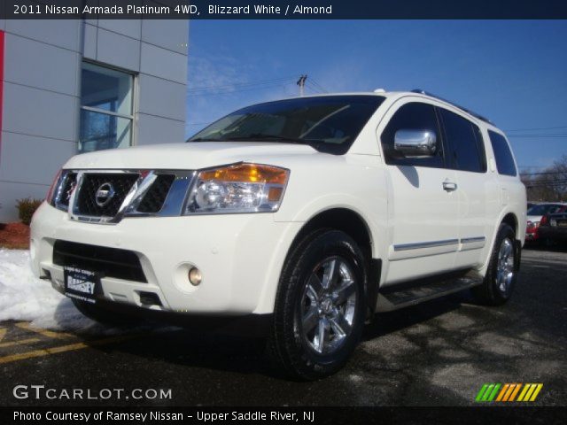 2011 Nissan Armada Platinum 4WD in Blizzard White