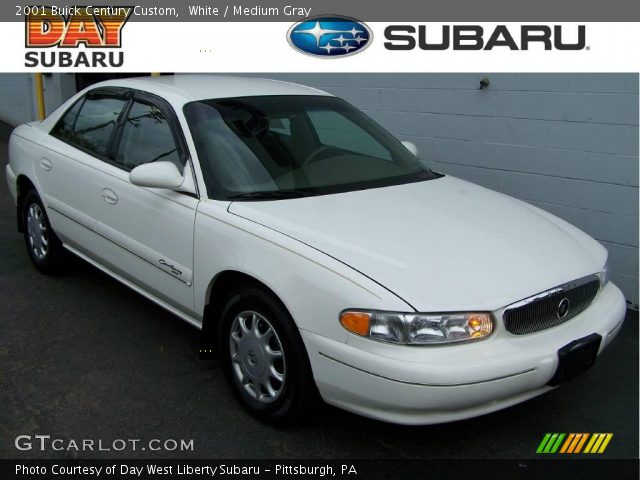 2001 Buick Century Custom in White