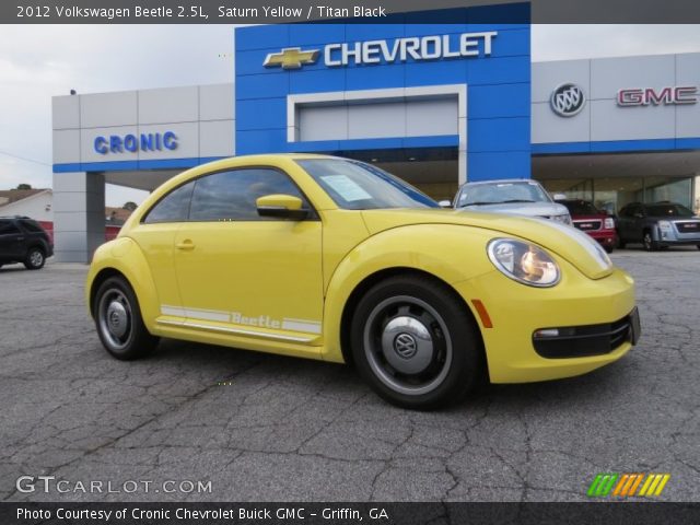2012 Volkswagen Beetle 2.5L in Saturn Yellow