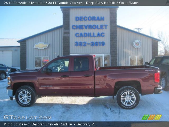 2014 Chevrolet Silverado 1500 LT Double Cab 4x4 in Deep Ruby Metallic