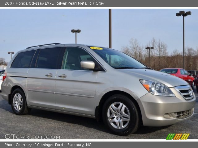 2007 Honda Odyssey EX-L in Silver Pearl Metallic