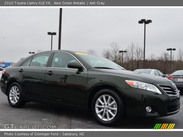 2010 Toyota Camry XLE V6 in Aloe Green Metallic