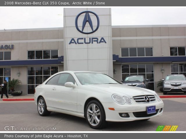 2008 Mercedes-Benz CLK 350 Coupe in Arctic White