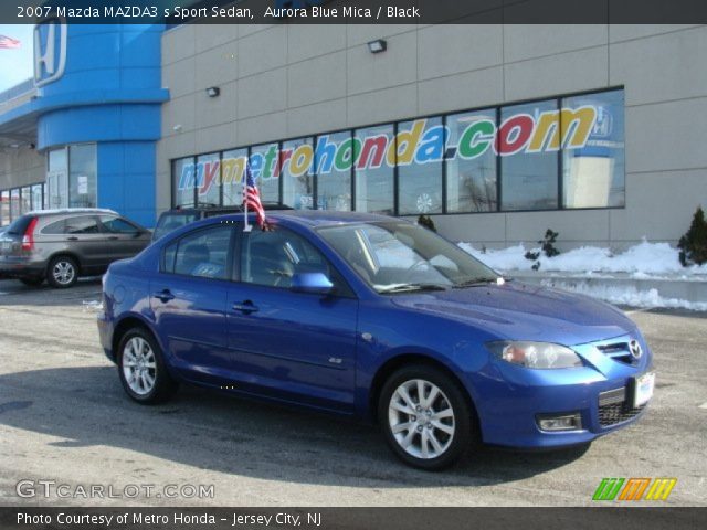 2007 Mazda MAZDA3 s Sport Sedan in Aurora Blue Mica