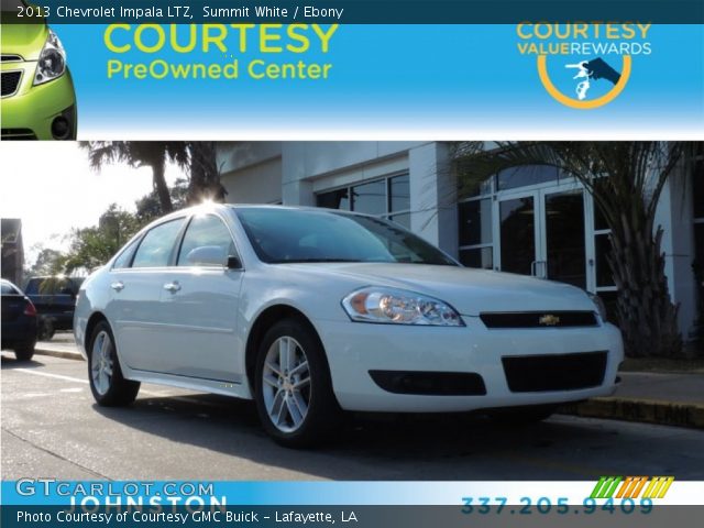 2013 Chevrolet Impala LTZ in Summit White