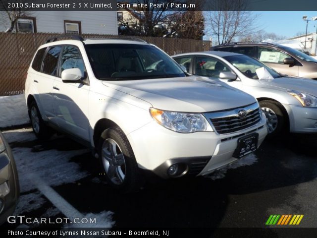 2010 Subaru Forester 2.5 X Limited in Satin White Pearl