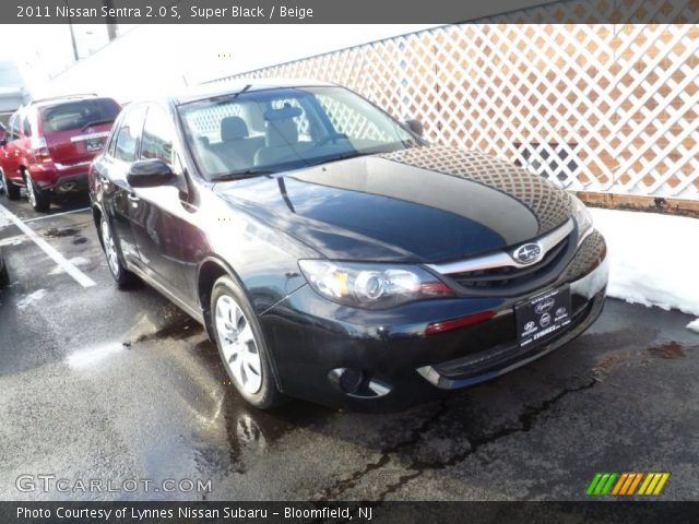 2011 Nissan Sentra 2.0 S in Super Black