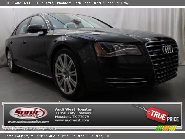 2013 Audi A8 L 4.0T quattro in Phantom Black Pearl Effect