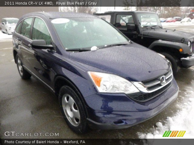 2011 Honda CR-V LX 4WD in Royal Blue Pearl