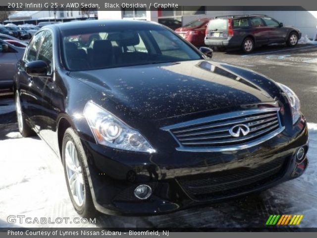 2012 Infiniti G 25 x AWD Sedan in Black Obsidian