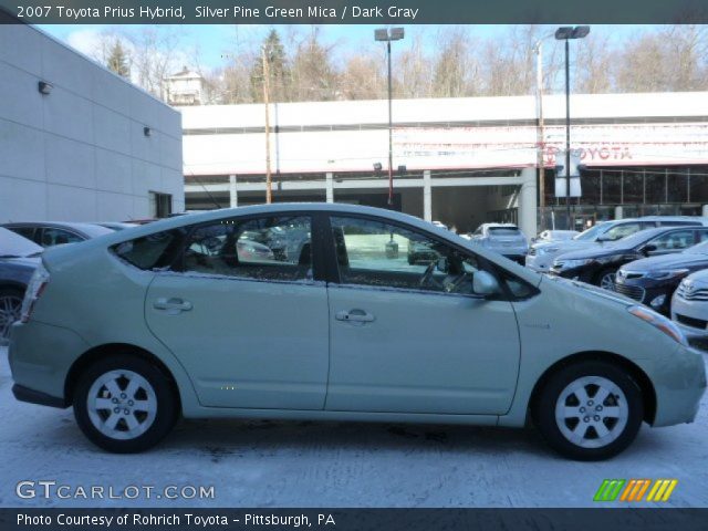2007 Toyota Prius Hybrid in Silver Pine Green Mica