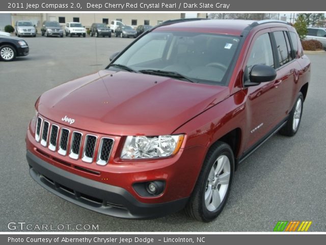 2011 Jeep Compass 2.0 in Deep Cherry Red Crystal Pearl