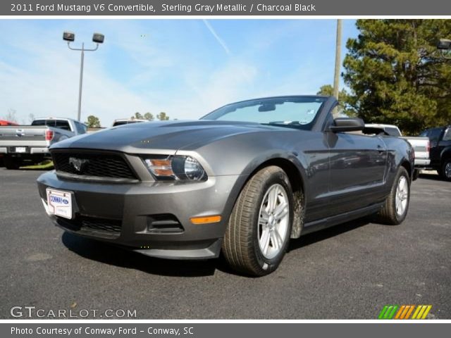 2011 Ford Mustang V6 Convertible in Sterling Gray Metallic