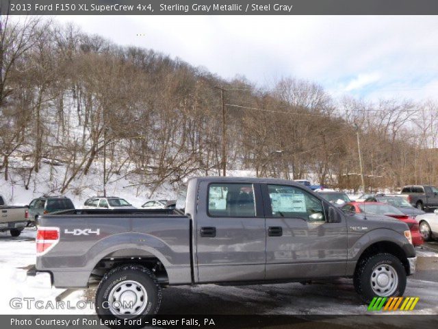 2013 Ford F150 XL SuperCrew 4x4 in Sterling Gray Metallic