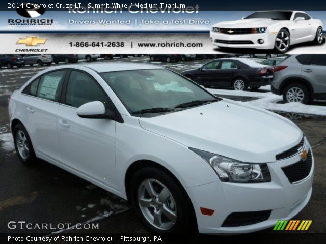 2014 Chevrolet Cruze LT in Summit White