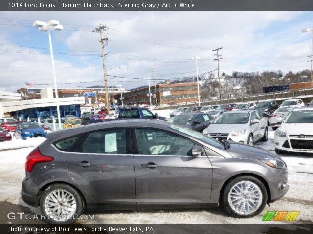 2014 Ford Focus Titanium Hatchback in Sterling Gray