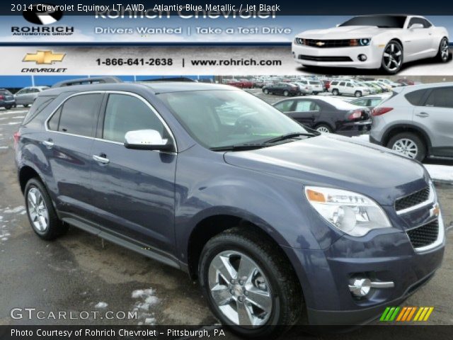 2014 Chevrolet Equinox LT AWD in Atlantis Blue Metallic