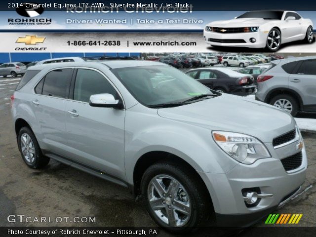 2014 Chevrolet Equinox LTZ AWD in Silver Ice Metallic