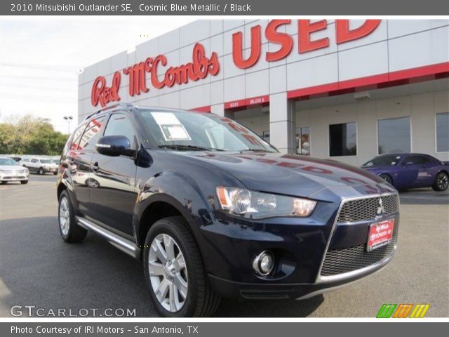 2010 Mitsubishi Outlander SE in Cosmic Blue Metallic