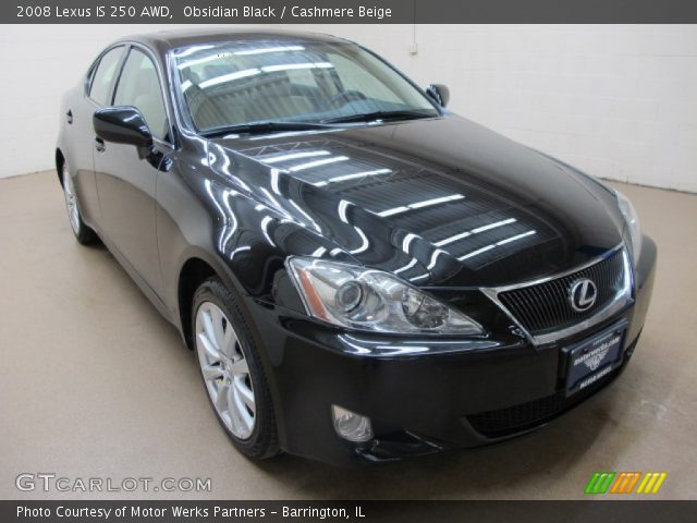 2008 Lexus IS 250 AWD in Obsidian Black