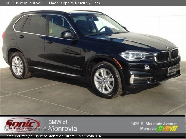 2014 BMW X5 sDrive35i in Black Sapphire Metallic