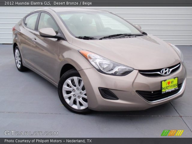 2012 Hyundai Elantra GLS in Desert Bronze