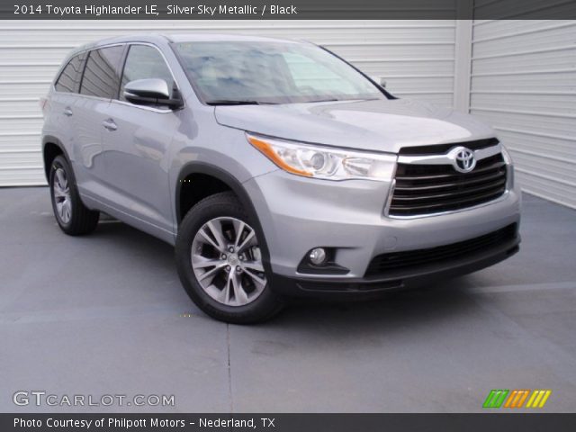 2014 Toyota Highlander LE in Silver Sky Metallic