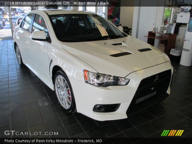 2014 Mitsubishi Lancer Evolution GSR in Wicked White