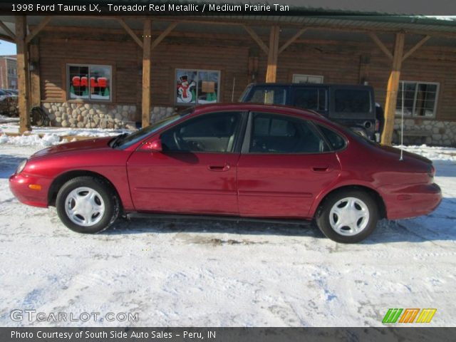 1998 Ford Taurus LX in Toreador Red Metallic