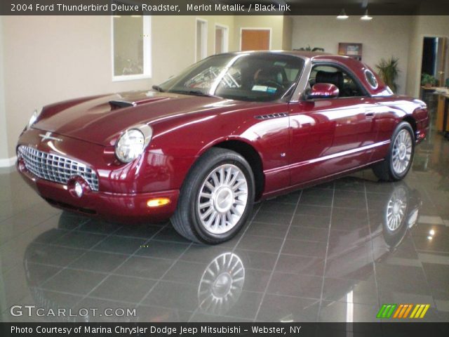 2004 Ford Thunderbird Deluxe Roadster in Merlot Metallic