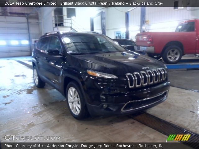 2014 Jeep Cherokee Limited in Brilliant Black Crystal Pearl
