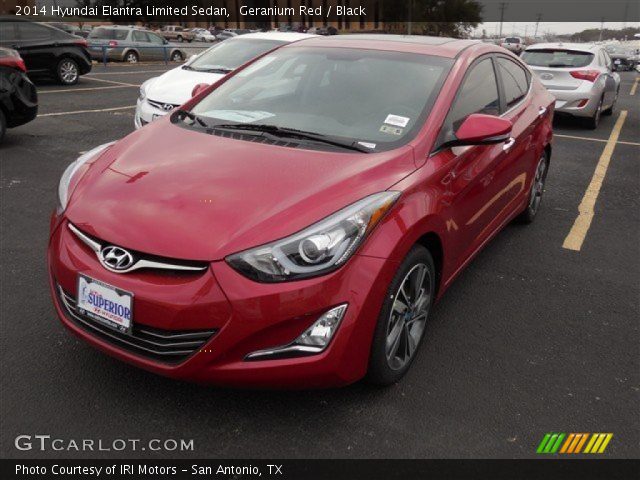 2014 Hyundai Elantra Limited Sedan in Geranium Red