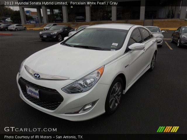 2013 Hyundai Sonata Hybrid Limited in Porcelain White Pearl