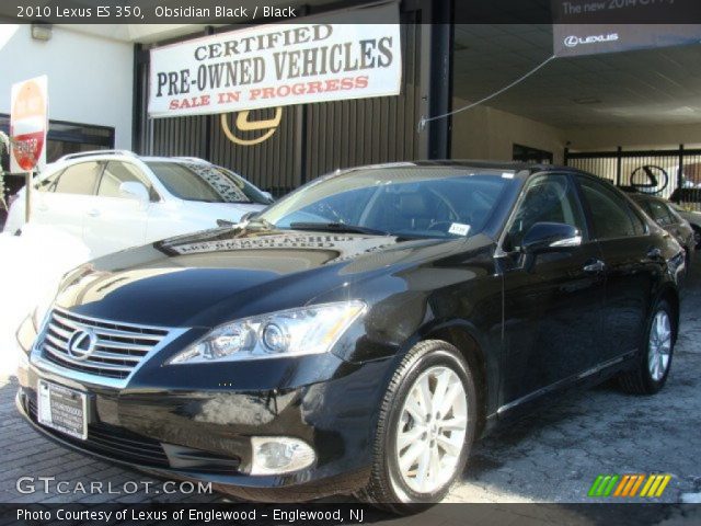 2010 Lexus ES 350 in Obsidian Black