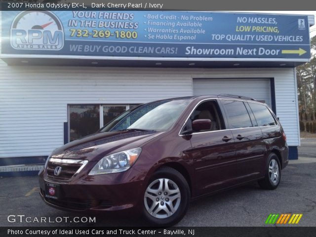2007 Honda Odyssey EX-L in Dark Cherry Pearl