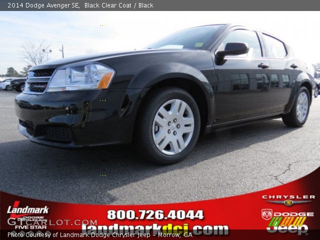 2014 Dodge Avenger SE in Black Clear Coat