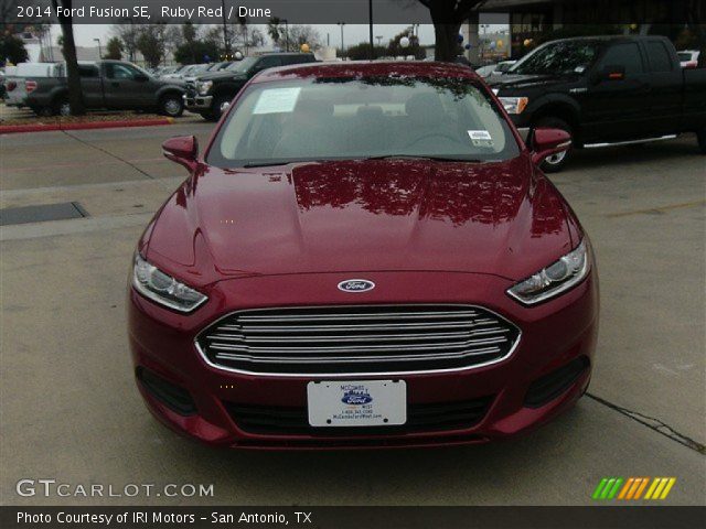 2014 Ford Fusion SE in Ruby Red