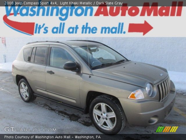 2008 Jeep Compass Sport 4x4 in Light Khaki Metallic