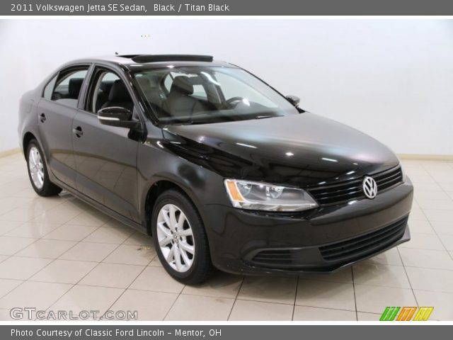 2011 Volkswagen Jetta SE Sedan in Black