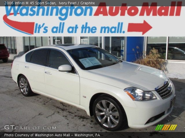 2006 Infiniti M 45 Sport Sedan in Ivory Pearl