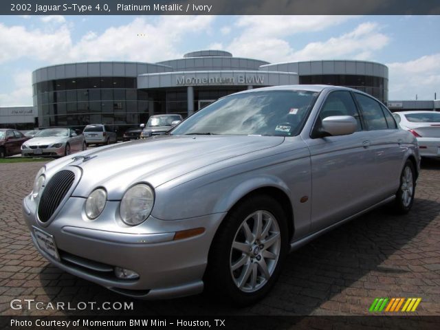 2002 Jaguar S-Type 4.0 in Platinum Metallic