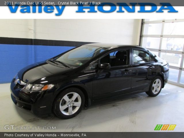 2011 Honda Civic LX-S Sedan in Crystal Black Pearl