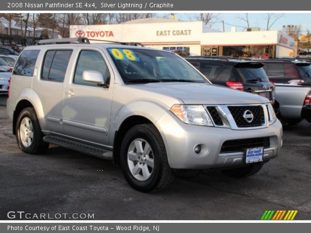 2008 Nissan Pathfinder SE 4x4 in Silver Lightning