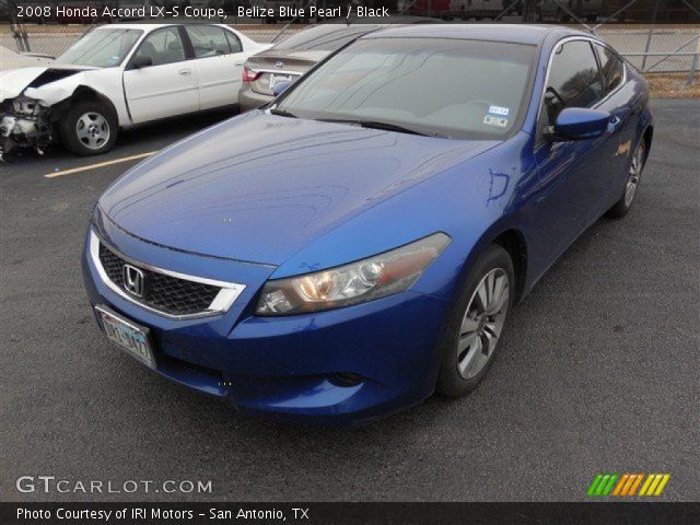 2008 Honda Accord LX-S Coupe in Belize Blue Pearl