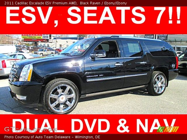 2011 Cadillac Escalade ESV Premium AWD in Black Raven