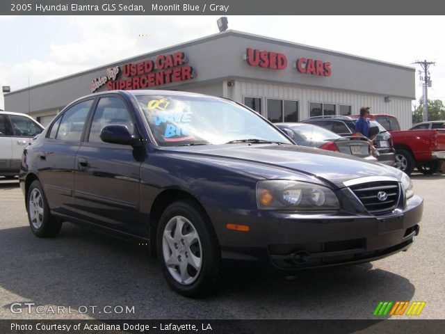 2005 Hyundai Elantra GLS Sedan in Moonlit Blue
