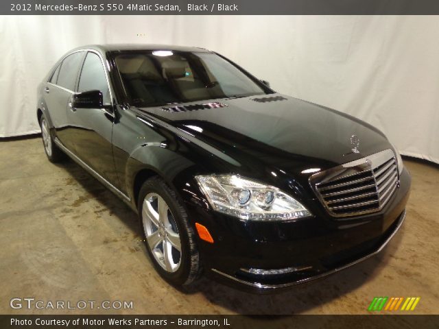 2012 Mercedes-Benz S 550 4Matic Sedan in Black